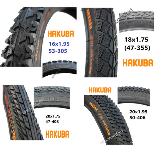 Hakuba 16x2 125 18x1 - 16x2.125, 18x1.75